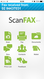 App Scan FAX EasyOffice Slide 1