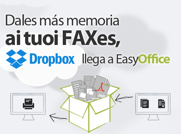 Utiliza Dropbox en tu EasyOffice, dales más memoria a tus faxes